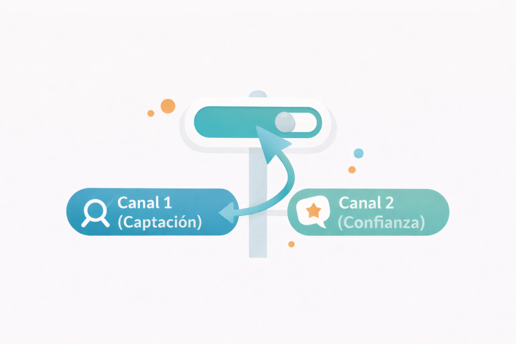 Elegir canal de marketing: canal de captación y canal de confianza